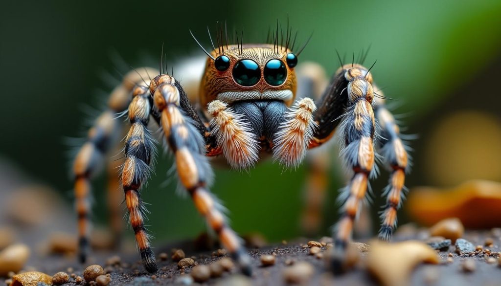 entdecken sie, wie die springspinne ihre beine effektiv einsetzt, um beeindruckende sprünge zu machen und sich geschickt zu bewegen.